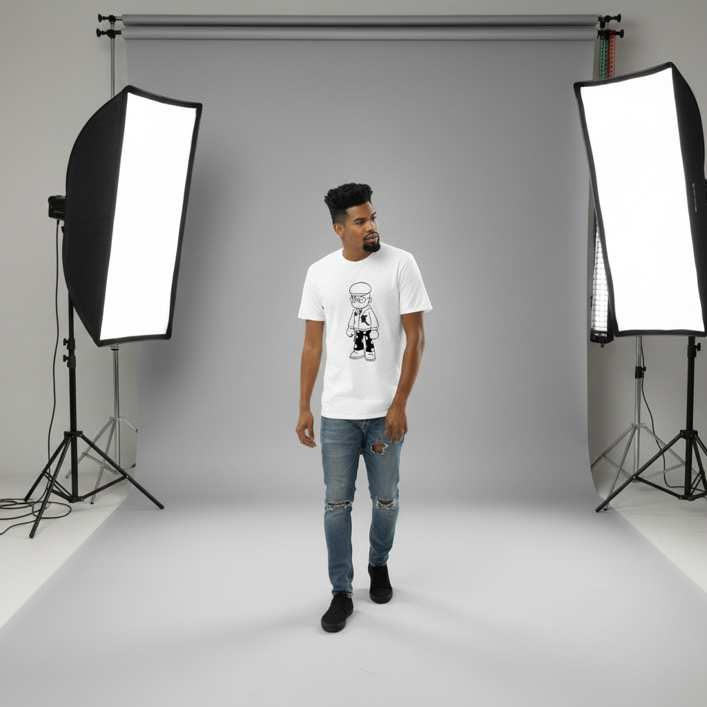 Kwame x Honzo — “The Different Jawn” White Tee