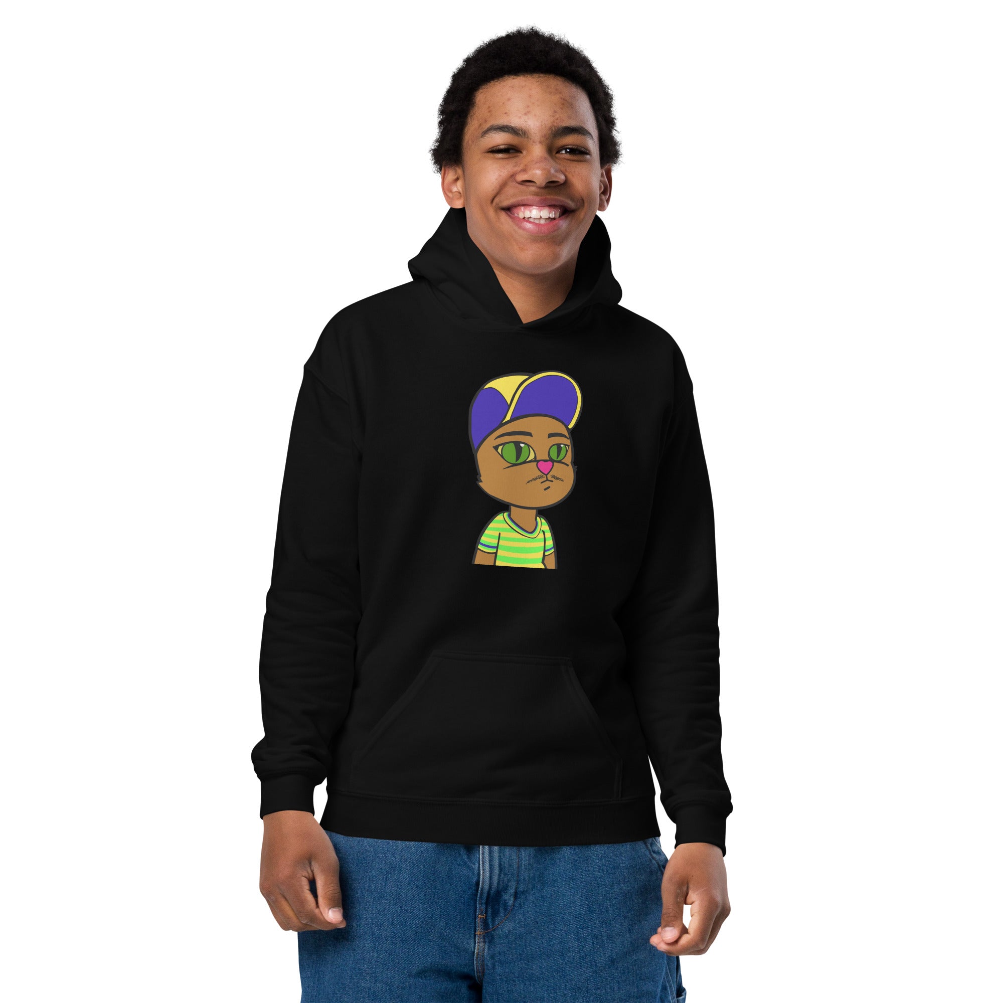 Youth Philly Cat hoodie